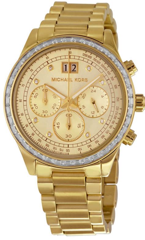 michael kors 6187 brinkley sale|Authentic Michael Kors Brinkley Gold Chronograph MK6187 .